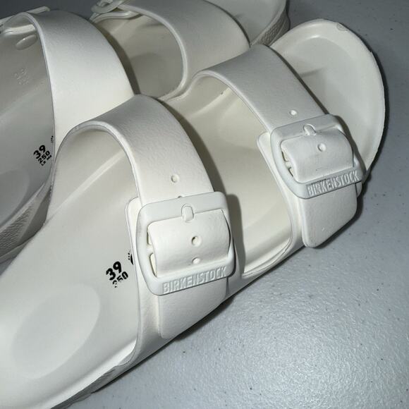 Birkenstock Women’s Arizona Eva Eggshell White Size 39 - Picture 4 of 6
